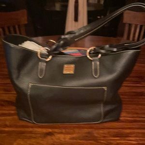 NWT Dooney and Bourke black TammyTote &dusting bag